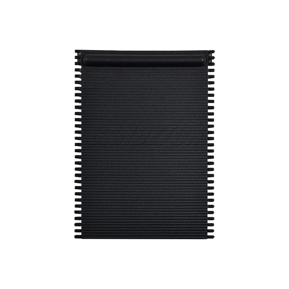 جديد 51168159698 غطاء وحدة التحكم المركزية للسيارة حامل أكواب الماء ستارة سوداء منزلق غطاء أعمى لسيارات BMW E39 5 Series 1995-2003 #6