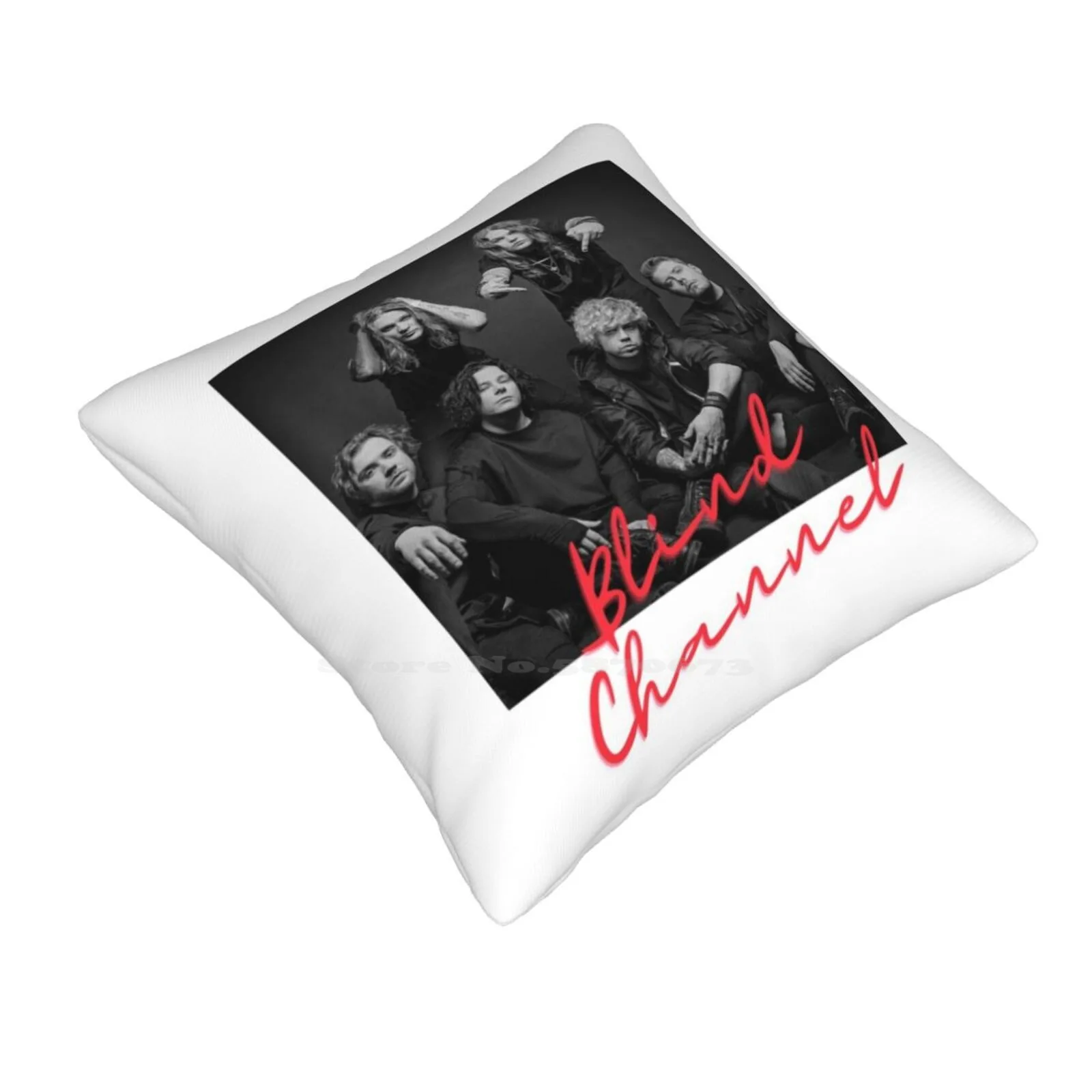 Blind Channel Home Sofa Car Cushion Cover Pillowcase Blind Channel Song Contest Join Dark Side Finland Metal