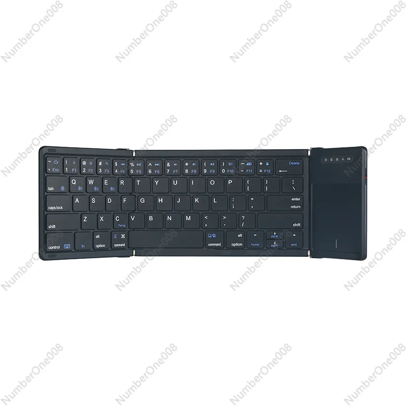 B077T Wireless Keyboard Folding Leather Case Keyboard Seamless Keyboard Bluetooth Tablet Mini Portable