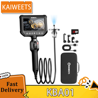 KAIWEETS KBA01 Articulating Borescope, 210° Rotatable Camera, 4.3 inch IPS Display, 1920*1080 Resolution, IP67 Waterproof