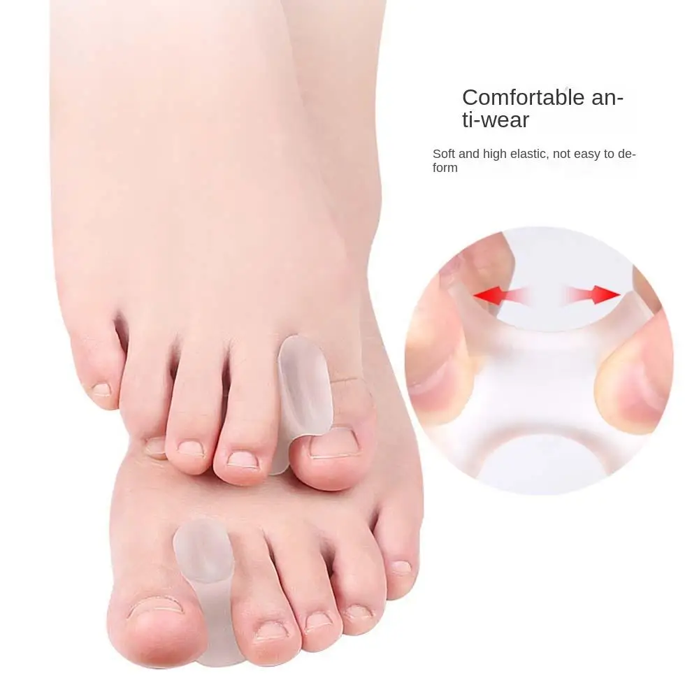 

1Pair Silicone Gel Toe Separator Bone Thumb Orthotics Corrector Valgus Corrector Foot Pain Relief Tool