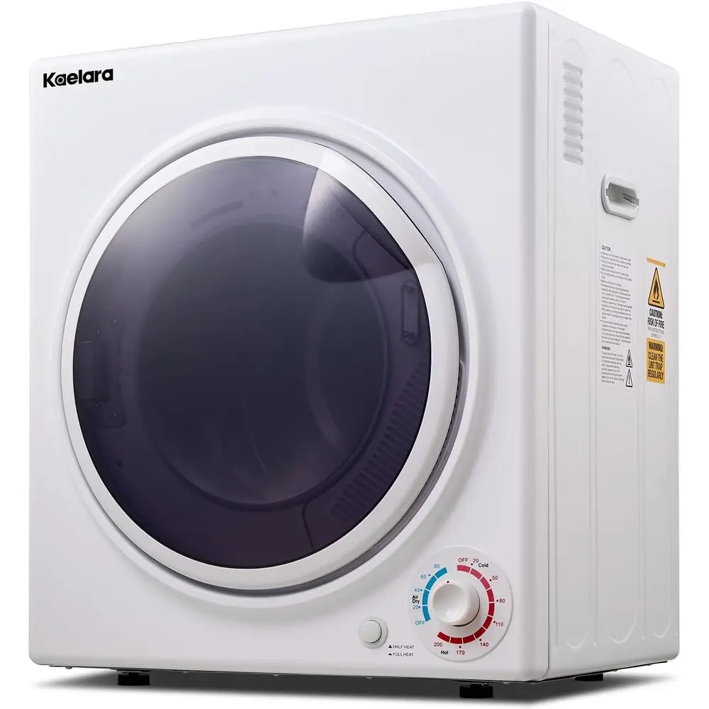 

Portable Dryers for Laundry 1500W, 3.5 cu.ft Apartment Dryer with 4 drying Mode, Front Load Electric Dryer for RVs and Apartment