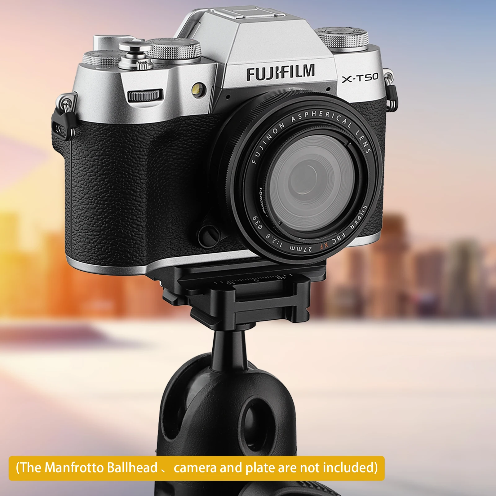 Haoge 39mm Quick Release Clamp with Strap Slot for RRS Sunwayfoto Kirk Benro Arca head