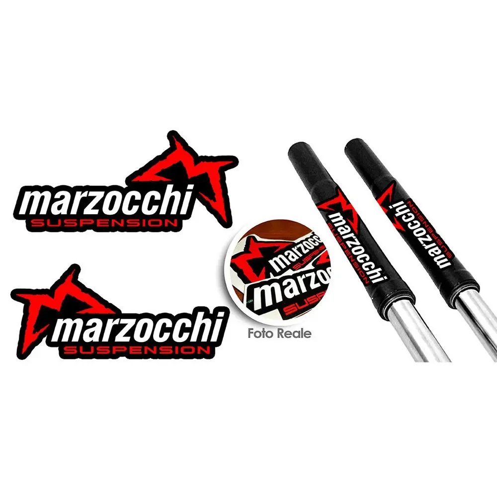 2 Pieces For Marzocchi Logo Fork Decals / Stickers  Adhesive