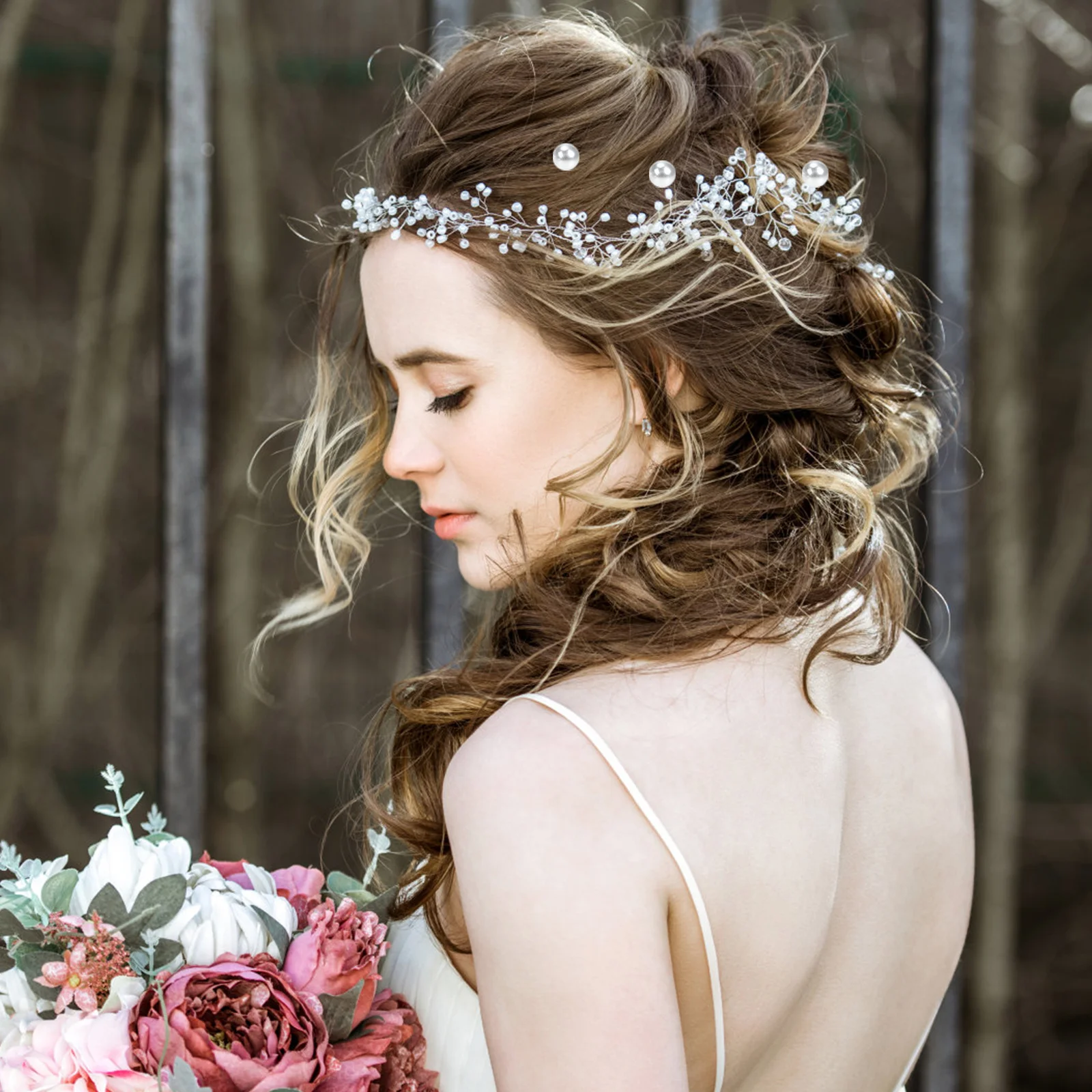 

20pcs Pearl Swirl Hairpin Bridal Spiral Hair Pins For Wedding Prom Elegant Braids Accessories Lightweight Screw Clip