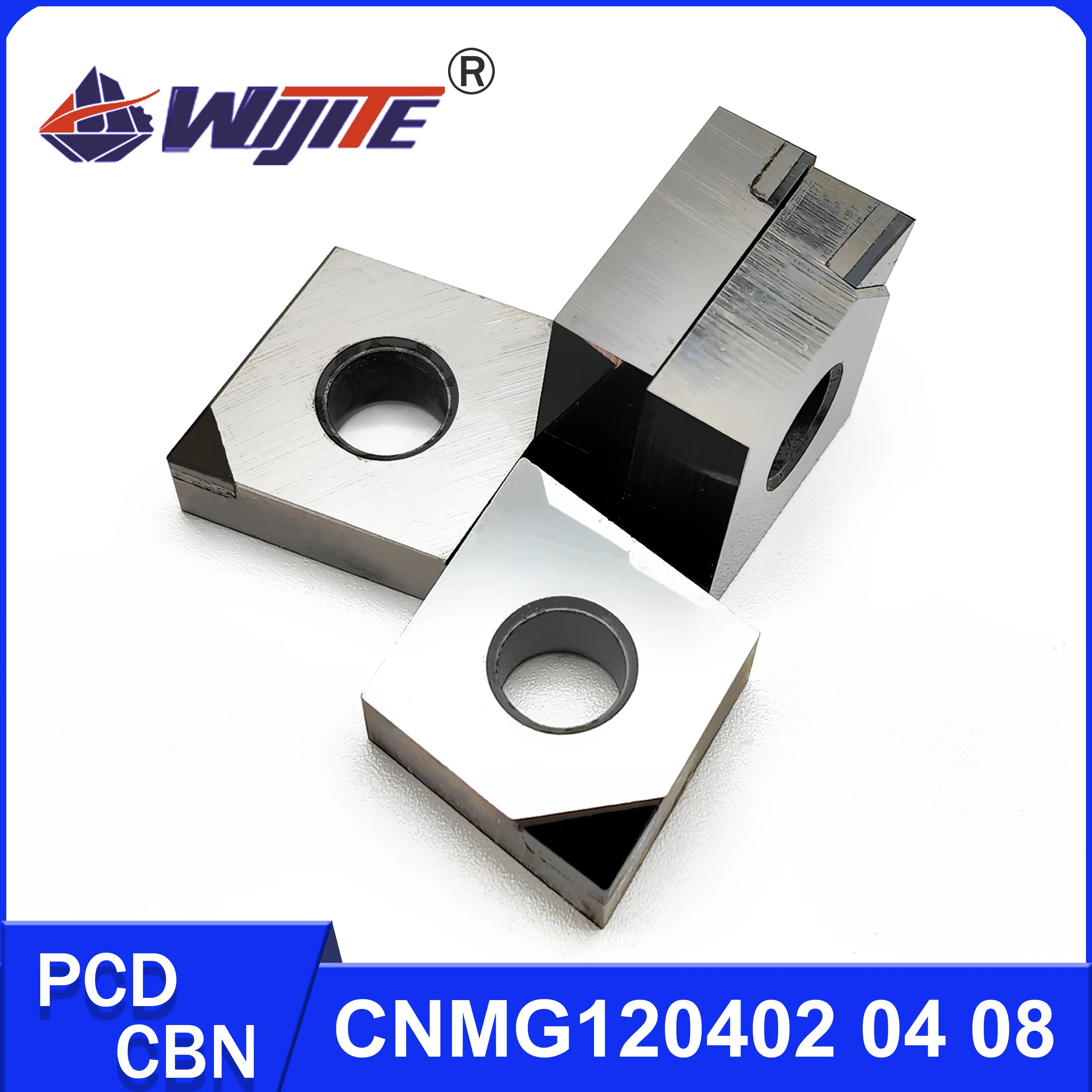 CNMG120402 CNMG120404 CNMG120404 CNMG120408 obróbka aluminium miedziana twarda stal narzędziowa CBN i żeliwna CNMG