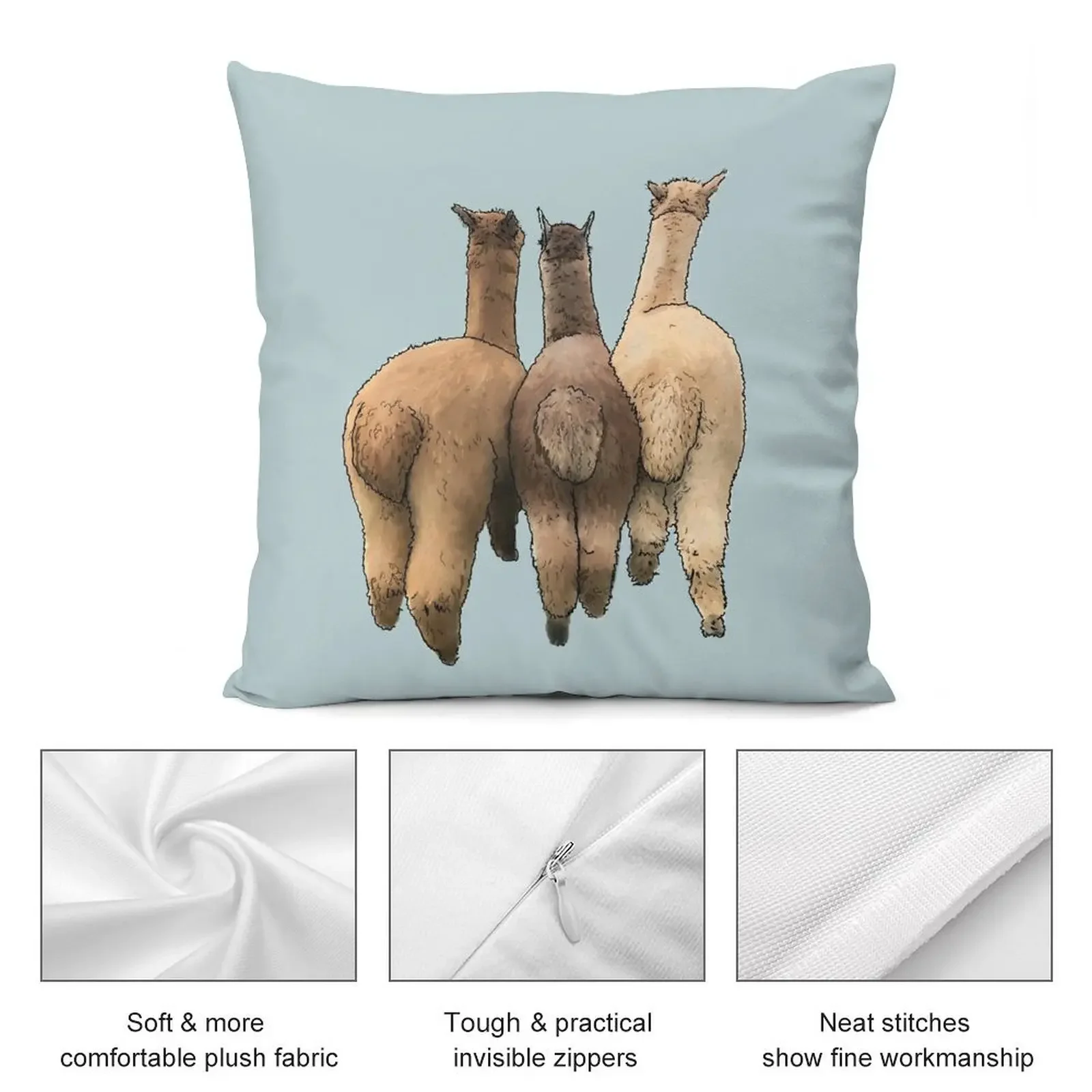 Alpaca Butts Throw Pillow Christmas Pillow Cases Cushions Home Decor christmas pillow case Cushion Child