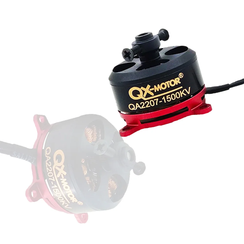 QX-MOTOR QA2207 1500KV محرك معدني بدون فرشاة مع 20A ESC لطائرة RC بدون طيار طائرة ثابتة الجناح KT F3P