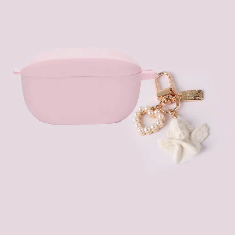 Funda para JBL Wave 100TWS, llavero de dibujos animados, funda de silicona para auriculares Bluetooth para JBL 100, caja de accesorios