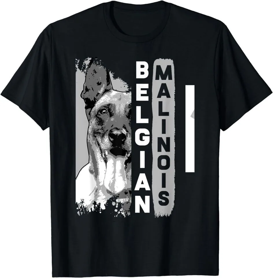 Vintage Belgian Malinois design, Dog Lovers gift Idea T-ShirtHigh Quality 100%Cotton Short Sleeve