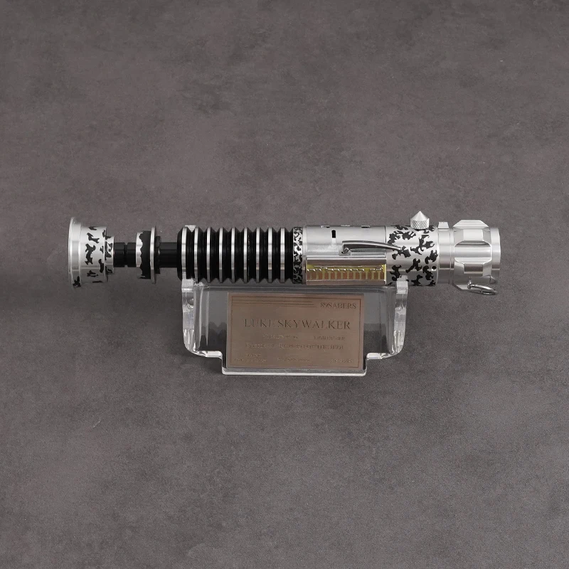 [89SABERS] Luke V2 Vintage saber، جميع المواد المعدنية، إعادة طباعة مقاسات دعامة الفيلم 1:1، مع 19 مجموعة من الخطوط الصوتية والمؤثرات الضوئية.
