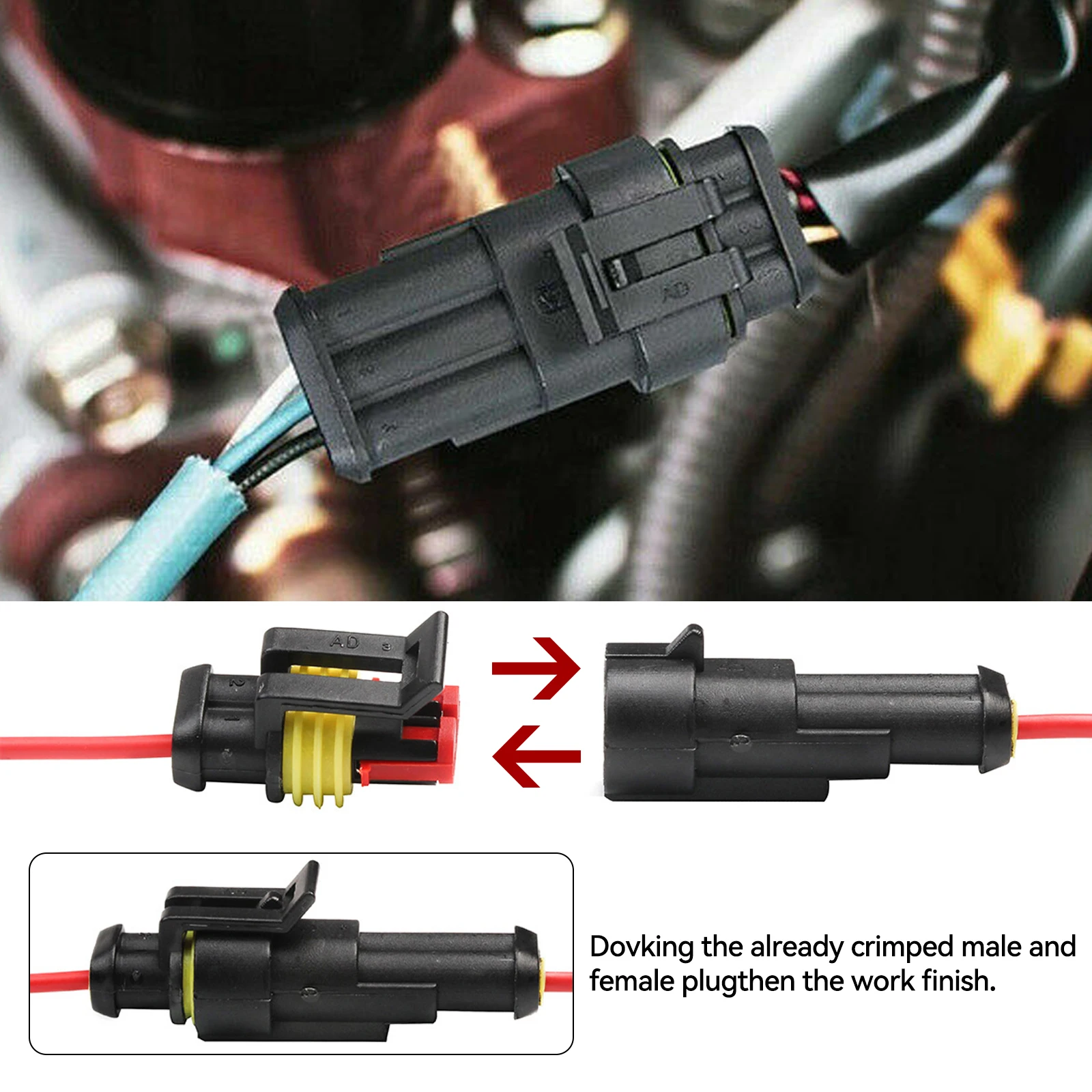 240/352/708Pcs Waterproof Automotive Mini Blade Fuses Electrical Wire Connector Terminals for Motorcycle Scooter Car Accessories