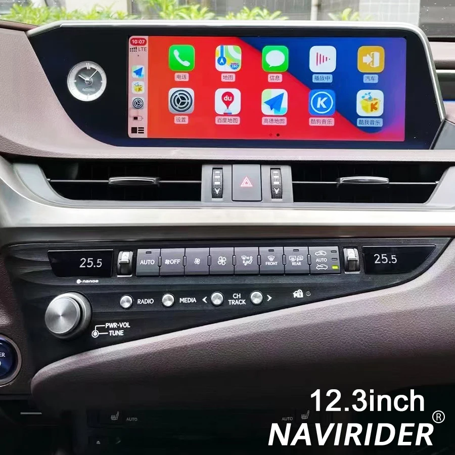 Touch Screen For Lexus ES ES300h ES350h ES300 ES330 ES350 2018-2021 Car Radio Android 14  Navigation Carplay BTCar GPS Stereo