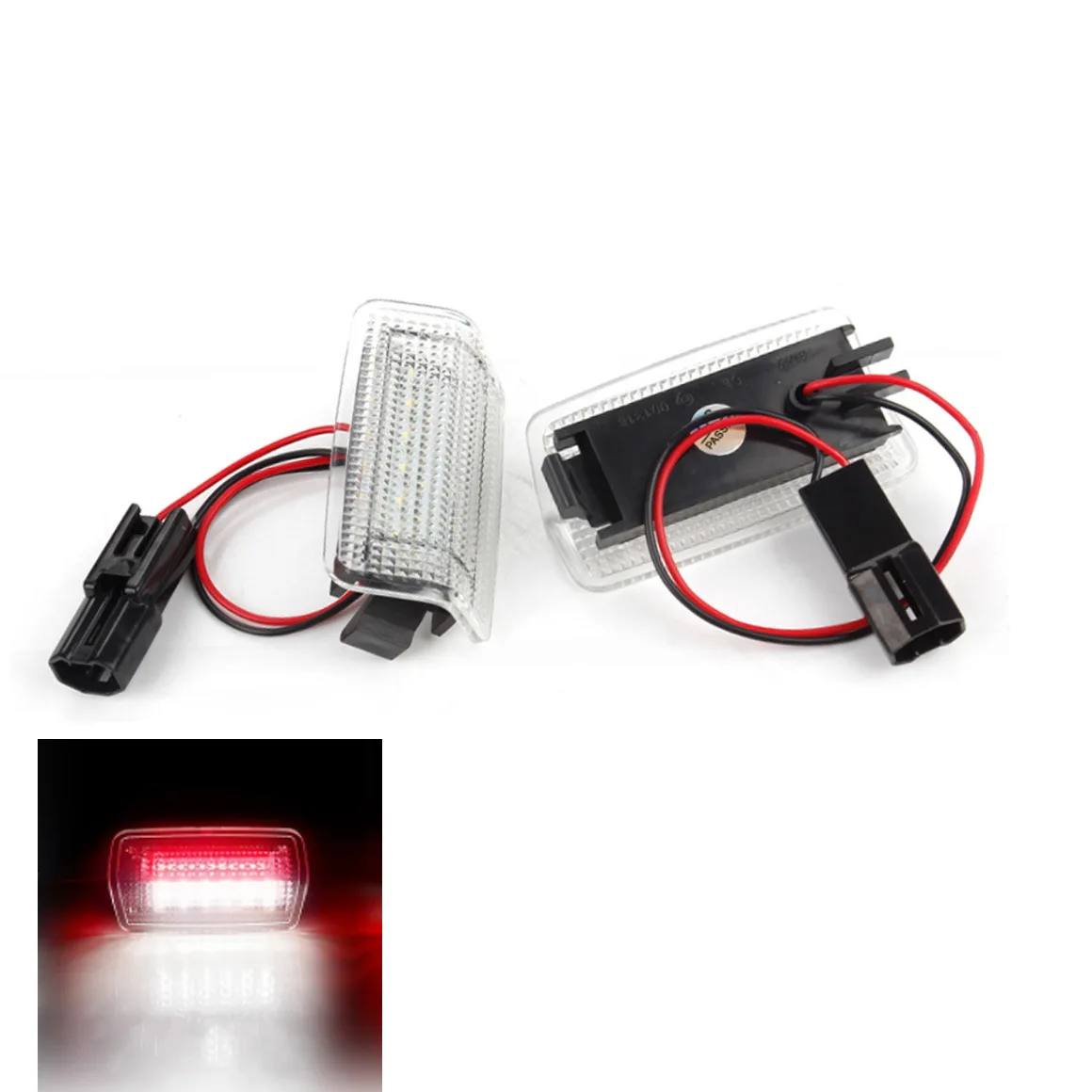 

Suitable for Toyota two-color door lights, welcome lights, warning lights, Infiniti white light + red light