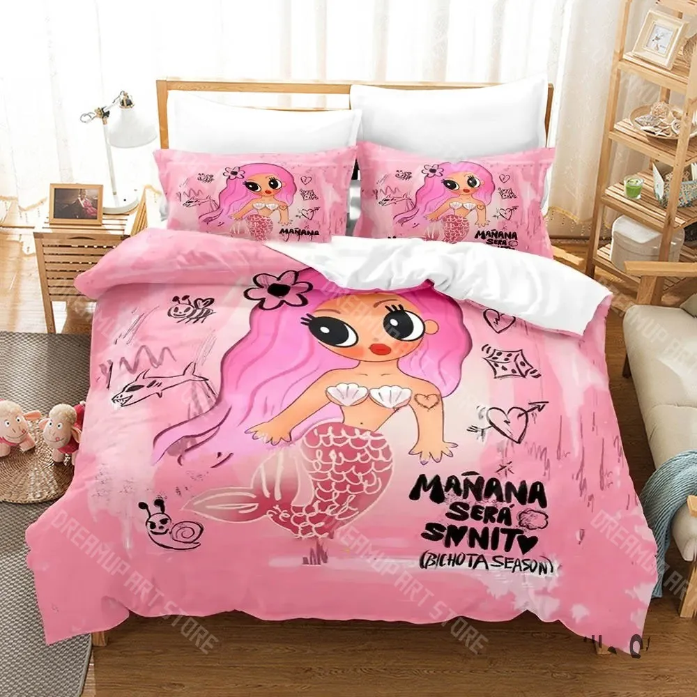 3D Printed Karol G Manana Sera Bonito Bedding Set for Boys Girls Duvet Cover Pillowcase Twin Queen King Full Single Double Sizes