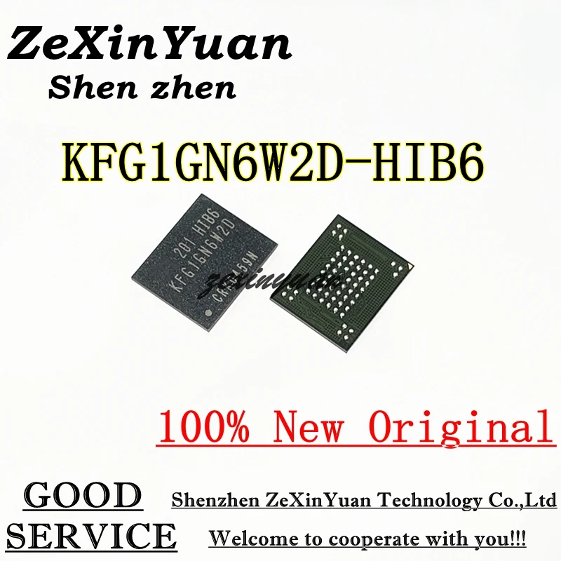 

2PCS/5PCS/10PCS 100% New Original KFG1GN6W2D-HIB6 KFG1GN6W2D HIB6 BGA