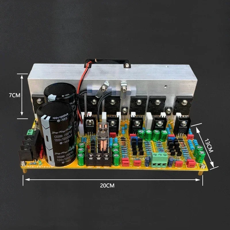 300 واط * 2 2-قناة ستيريو مكبر كهربائي مجلس توشيبا الترانزستور 5200 1943 عالية الطاقة HIFI فئة AB مضخم الصوت