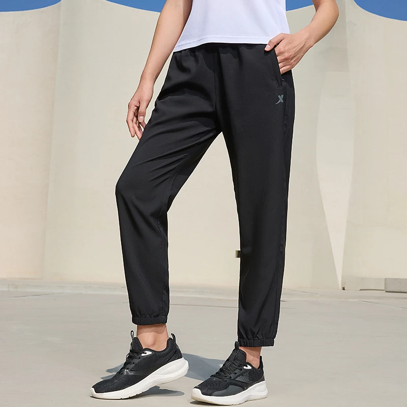 Xtep Woven Sports Pants For Women 2023 Summer Comfortable Pants Quick-Drying Breathable Bottoms 877228980260