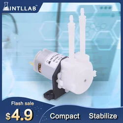 Bomba peristáltica para laboratorio, dosificador líquido de 12V CC, para laboratorio analítico de acuario