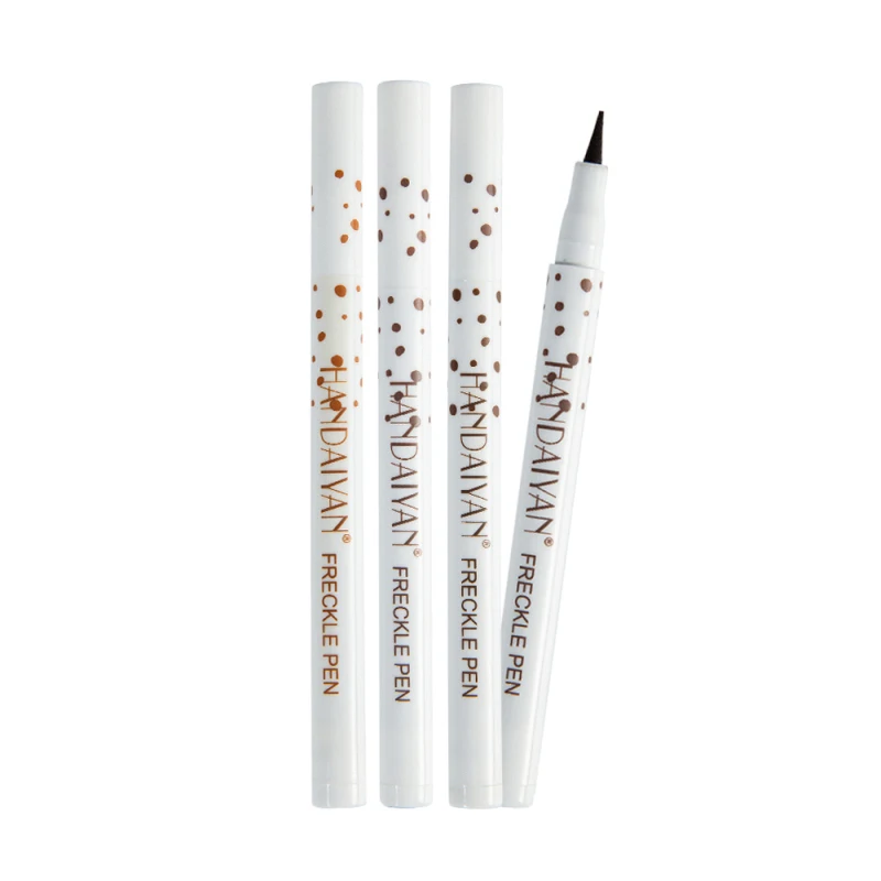 Brown Natural Freckles Pencil Waterproof Lifelike Freckle Pen Cosmetics Dot Spot Pen Soft Smooth Eye Liner Makeup