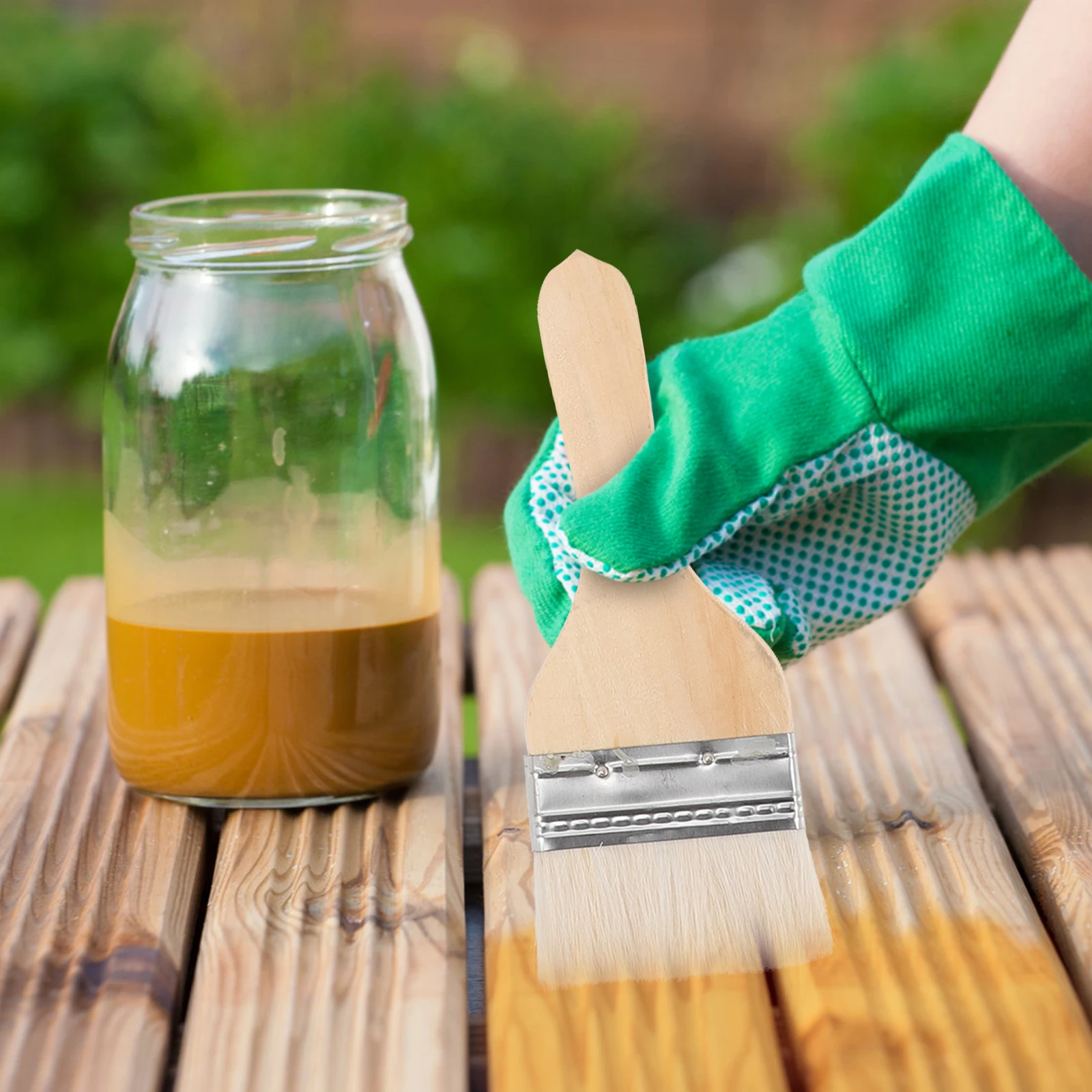 

8pcs Paint Brushes Wood H Chip Brush Set for Wall niture Painting Tools Bristles Durable Easy Clean Watercolor Oil