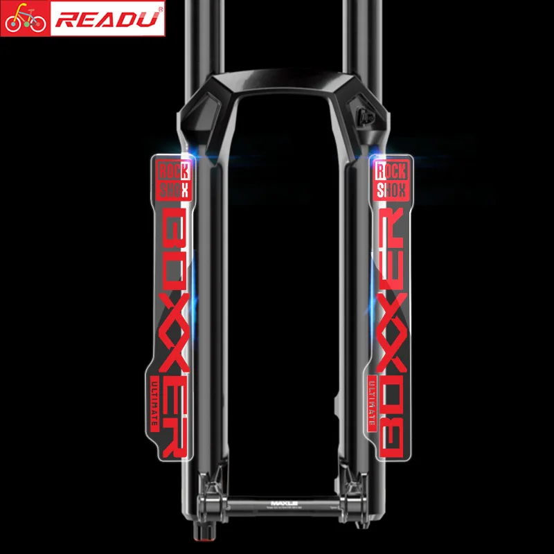 2024 Rockshox BoXXer Ult Decals Mountain Bike Front Fork Stickers MTB Bicycle Front Fork Decals ULTIMATE Bike Stickers