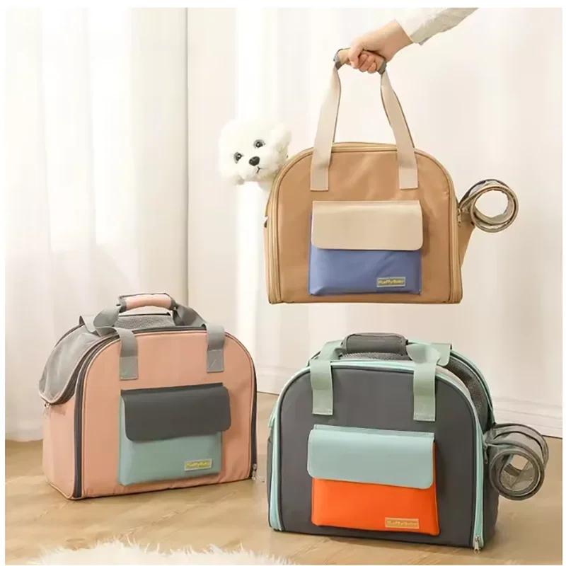 

Multifunctional Pet Bag Cats and Dogs Comfortable Breathable Shoulder Bag Pet Carrier Dog Backpack Puppy Handbag Weight＜4KG