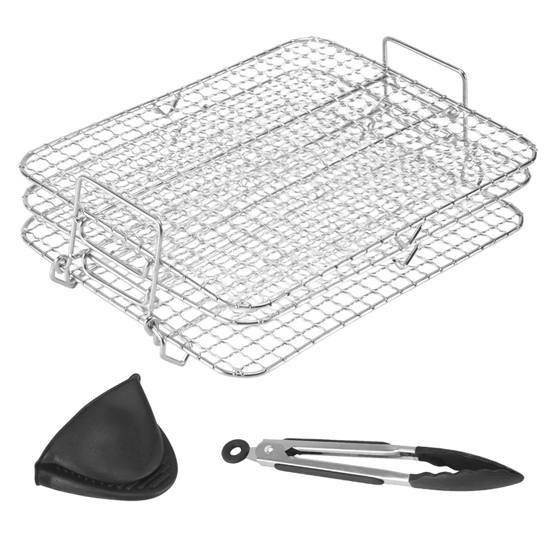 

Стойка для фритюрницы M04K для фритюрницы Ninja Foodi Grill XL, многослойная стойка для дегидратора, подставка для тостов, аксессуары для фритюрницы