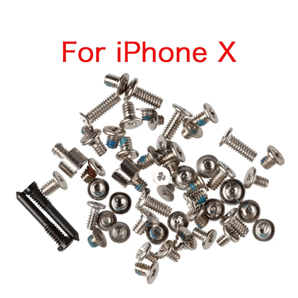 Full Set Inner Screws Kit For iPhone 7 8 Plus X XR XS 11 12 Pro Mini Max With Bottom Screws Replacement