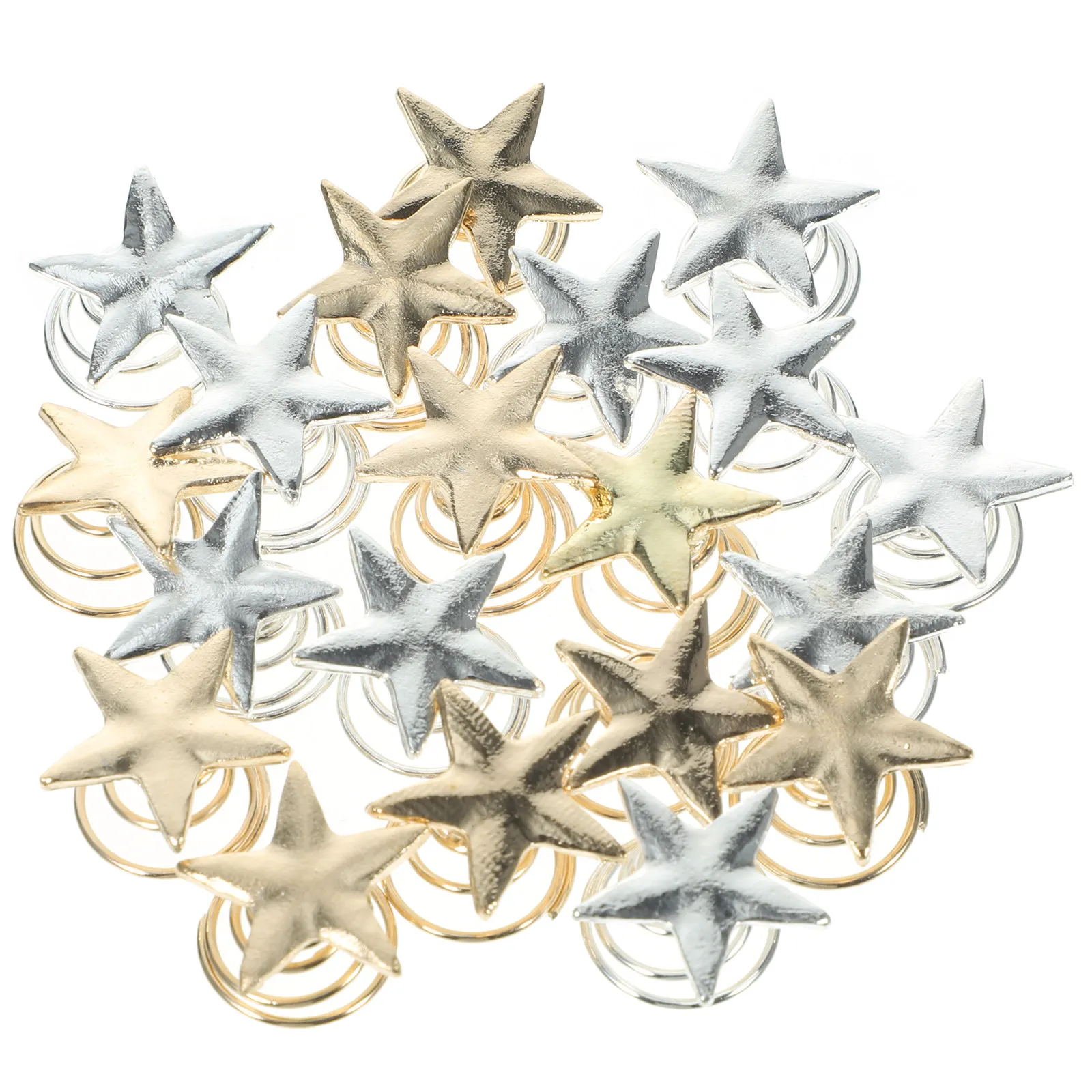 

20 шт. заколок для волос в форме звезды, универсальные, для различных причесок, модный выбор для вечеринок, выпускных и дней рождения