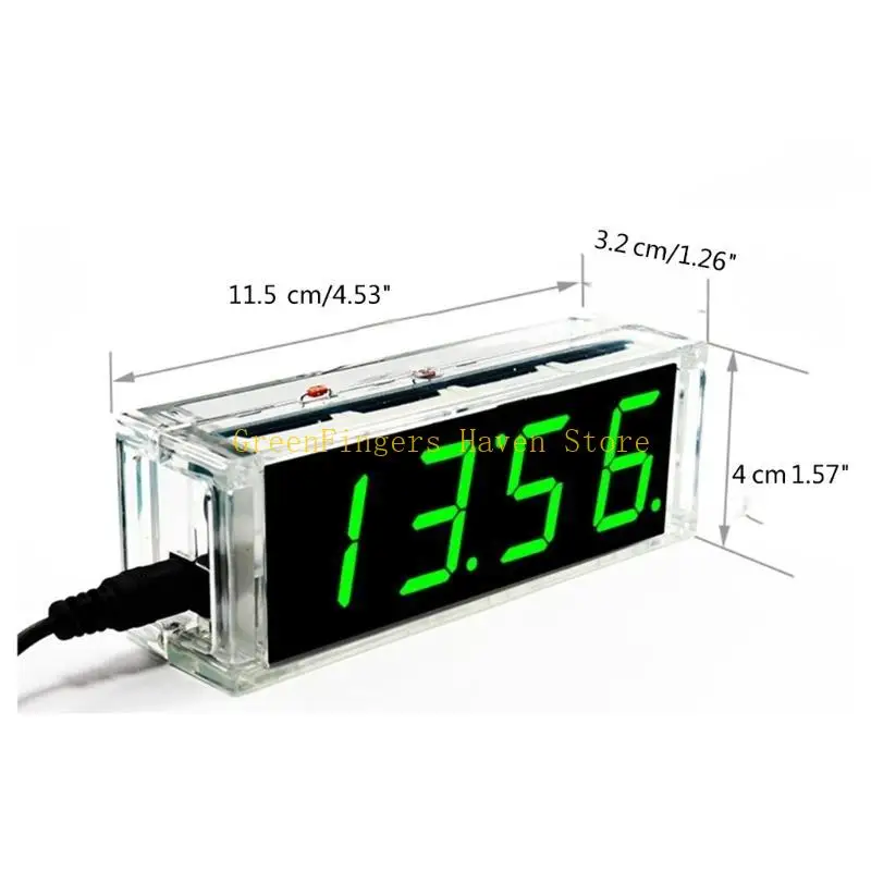F68D Digital Clock DIY -Build Set DS1302 Splering Project Learning Spelder DIY