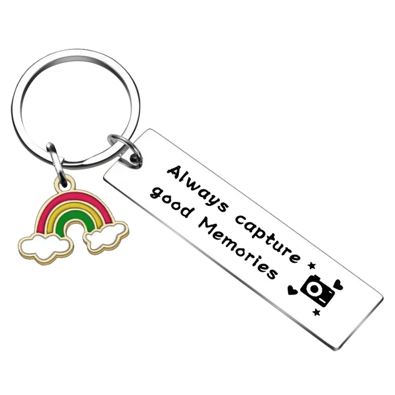 Hot Photography Jewelry Photographer Keychain Always Capture Good Memories Gifts Key Rings Photographer Lover Gift