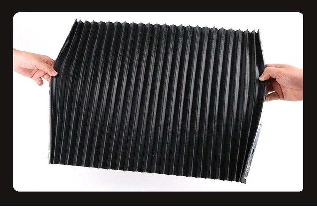 1X Milling Machine Part Accordion Type Way Mill Rubber Cover 400*600 Lathe Machine CNC Milling image 3