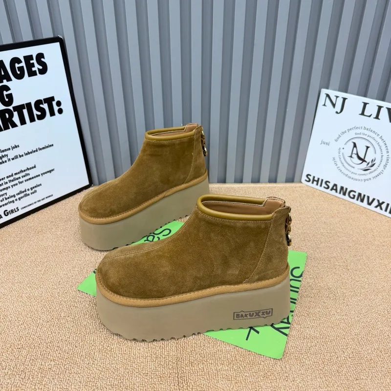 Snow Boots for Women - Winter Thick-soled and Padded Short Boots, 2026 New Style, Thickened Version