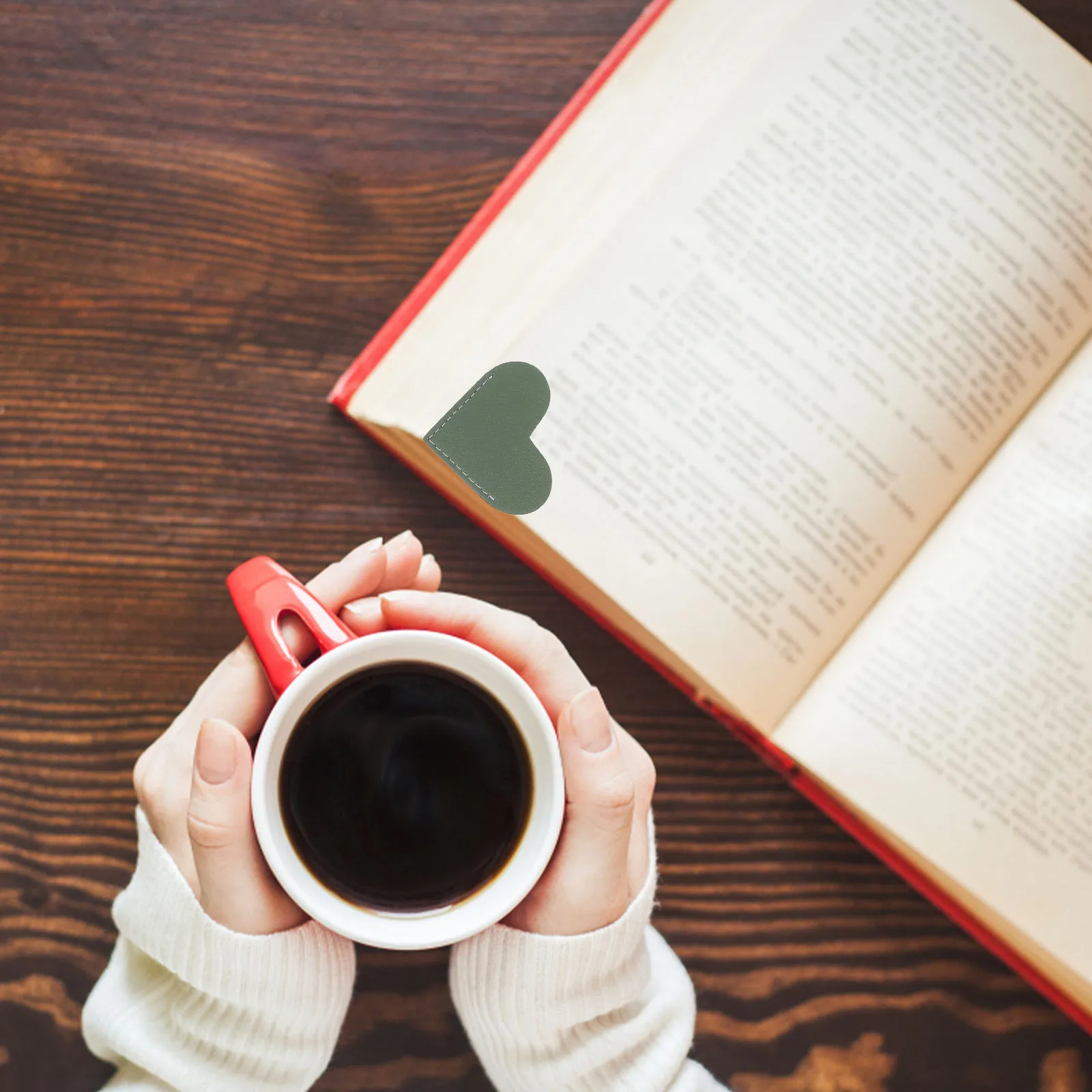 6 قطعة الإشارات المرجعية على شكل قلب صفحة الزاوية يغطي الرجعية هدايا صغيرة محمولة للنساء الاطفال عيد الميلاد تخزين المواد