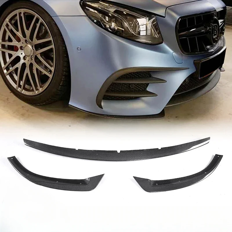 

Carbon Fiber Front Bumper Lip For Mercedes Benz E Class C238 Sport Coupe 2017 2018+ Convertible Front Chin Lip Spoiler Splitter