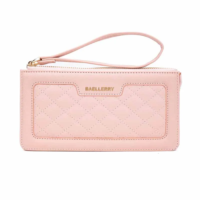 

Lady Long Zipper Wallet Large Capacity Multi-card Business Clutch Leather Phone Wallet Large Capacity Coin Money Bag Card Holder