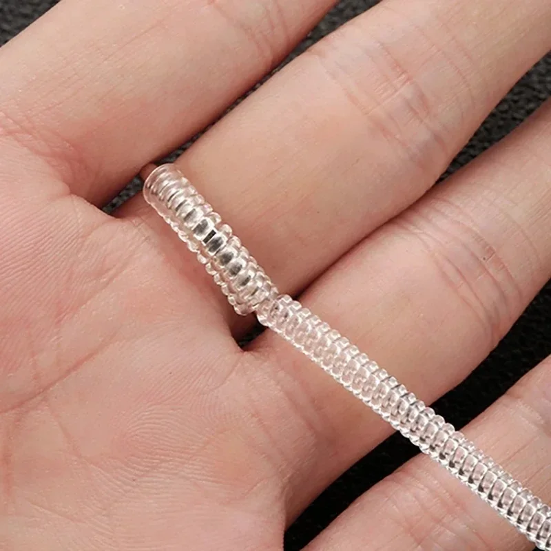 1/4pcs Ring Size Reducer Tools Spiral Spring Based Rings Adjust Invisible Transparent Tightener Resizing Tool Jewelry Guard