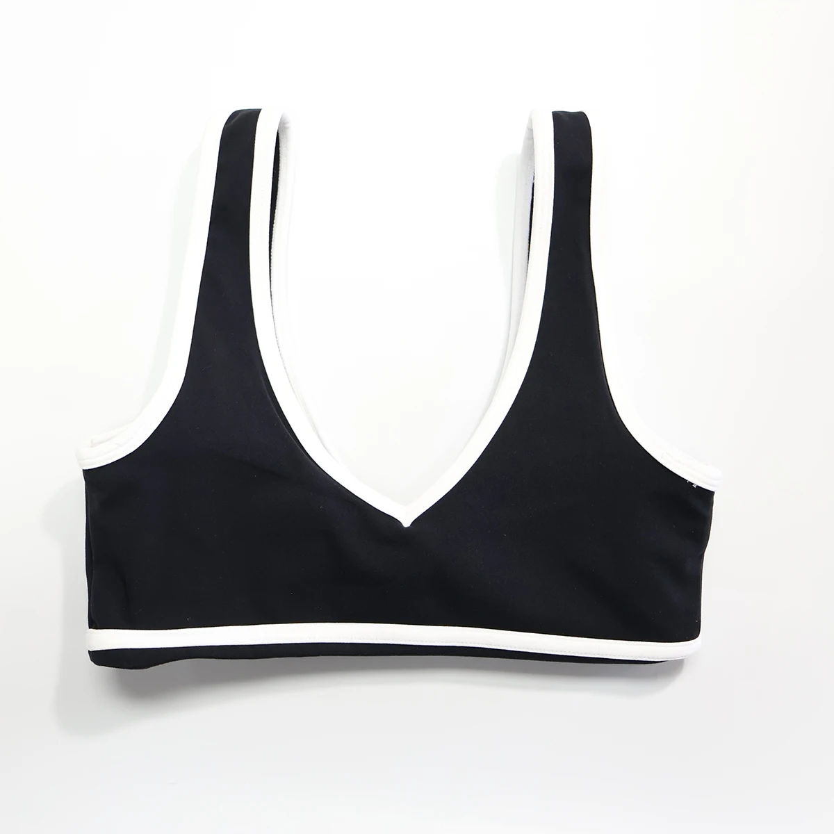 Neuer Sommer Damen V-Ausschnitt Yoga-BH Stoßfester Fitness-Sport-BH für Laufen Outdoor Casual Eng Anliegender Damen-BH – Detail 10