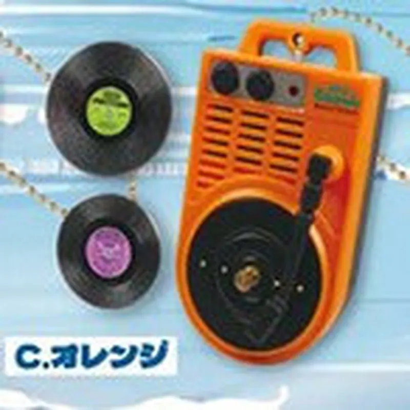 Mainan Spirits Retro Record Player Miniatur Simulasi Perekam Liontin Gantung Hiasan Twist & Pop (Ready Stock)