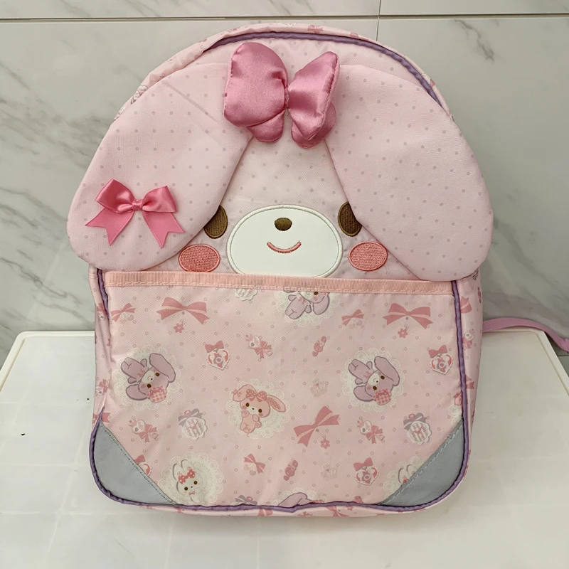 Sac à dos mignon Bonbonribbon pour enfants, sacs d'école roses pour filles, sac à dos Kawaii Anime Bunny