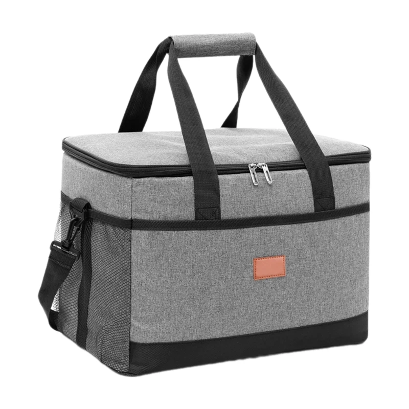 33L Large Capacity Insulated Thermal Cooling Bag Leakproof Waterproof Lunch Box Case for Outdoor Picnics Camping Beach