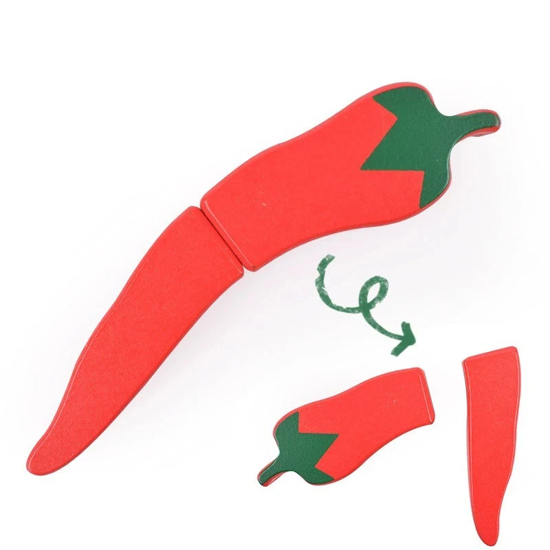 مونتيسوري محاكاة Woodens الفراولة المغناطيسية والحليب والبطيخ نموذج المطبخ ألعاب تعليمية مبكرة للأطفال هدية #5