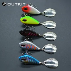 OUTKIT Mini VIB – Cucharilla metálica vibrante 2cm