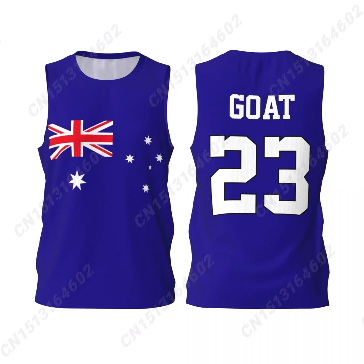 Custom Australia Country Flag 3D Printed Basketball Goat T Shirt Men Summer T-shirt For Running Fitness For Gift