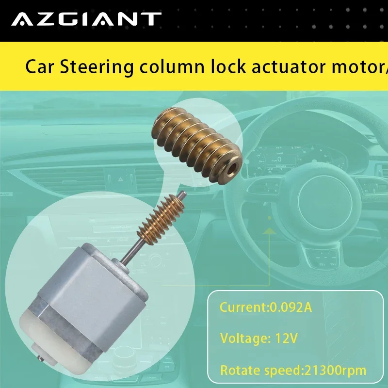 

Azgiant DC 12V Car Steering Column Lock Motor Worm Gear Auto Replacement Parts For Nissan Qashqai/Pulsar Renault Kadjar/Kaptur