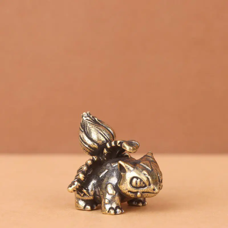 Pokémon Messingfigur Glurak Blastoise Dragonite Bulbasaur Brüllender Flugdrache Statue Tierfiguren Modell Dekoration Geschenk – Detail 8