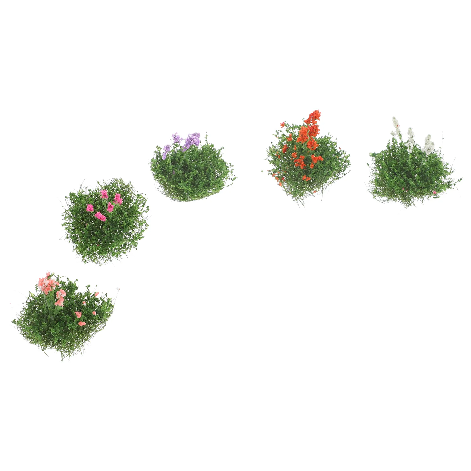 Miniature Flower Cluster Simulation Decoration DIY Sand Table Model Landscape Lawn Tuft Plant