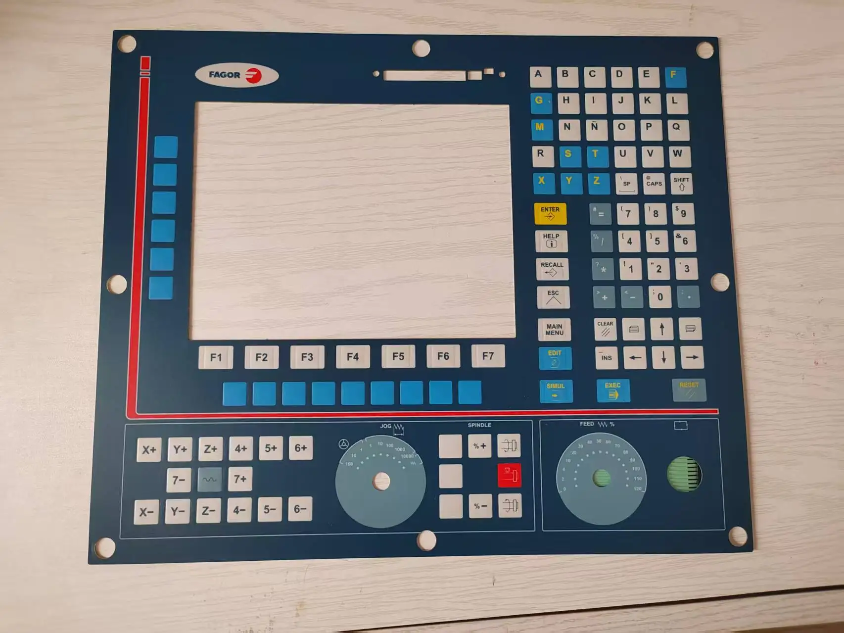 

Для FAGOR 8055, защитная пленка для клавиатуры с мембранным переключателемCNC8055i/B-M-MON-K