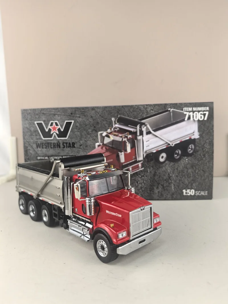 Moulé sous pression 1:50 échelle DM American Western Star 4900 SF Tandem camion 71067 modèle de voiture jouet à collectionner cadeau Souvenir affichage ornement